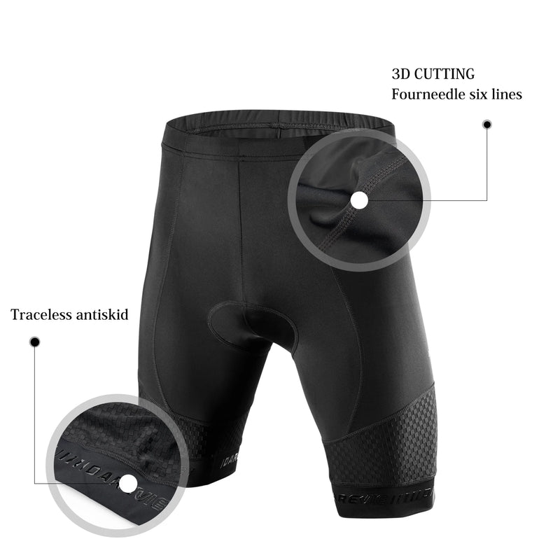 DAREVIE Men's Cycling Shorts 3D Gel Pad PRO Level 6H Ride | SAMAG