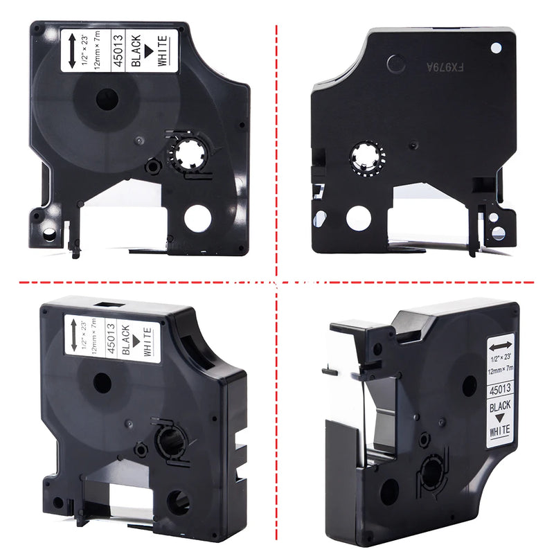6/9/12/19/24mm 45013 Tape Compatible for Dymo D1 45013 - Visuel 3 | SAMAG