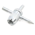 1Set Copper Valve Core with 5-in-1 Tire Valve Stem  Removal Tool Tire Repair Tool Valve Core Removal Tool Tire Cleaning Tool