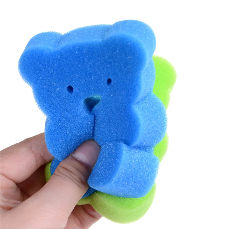 New Baby Infant Shower Wash Bath Brushes Towel Accessories Child Bath Brushes Sponge Rub Sponge Cotton Rubbing Body