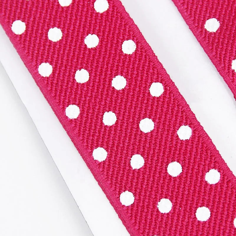 Fashion Polka Dot Colorful Children Belt Baby Boys Girls Suspenders Clip - on Y - Shape Braces Elastic - Visuel 4 | SAMAG