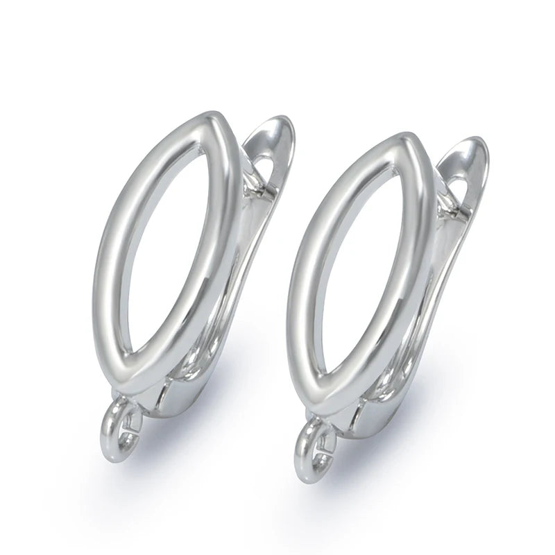 1 Pair Gold Plated  Earring Hooks Components Accessories Supplies For Woman DIY  Handmade Making Findings Jewelry  Wholesale