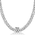 Hiphop Heavy Cuban Link Chains Necklaces Male Gold Color Stainless Steel Long Neck Necklace For Men Women Jewelry 2023 Collares