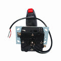 1Pc Flight Stick For Arcade Game Cabinet High Quality Metal PVC Mini Grap Flight Joystick Trigger Top Fire Button Vibration