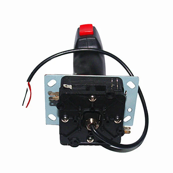 1Pc Flight Stick For Arcade Game Cabinet High Quality Metal PVC Mini Grap Flight Joystick Trigger Top Fire Button Vibration