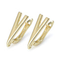 1 Pair Gold Plated  Earring Hooks Components Accessories Supplies For Woman DIY  Handmade Making Findings Jewelry  Wholesale