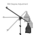 Photo Studio Kit Tripod Light Stand Cross Arm With Weight Bag Photo Studio Accessories Extension Rod 53 -133CM Backdrop Stand