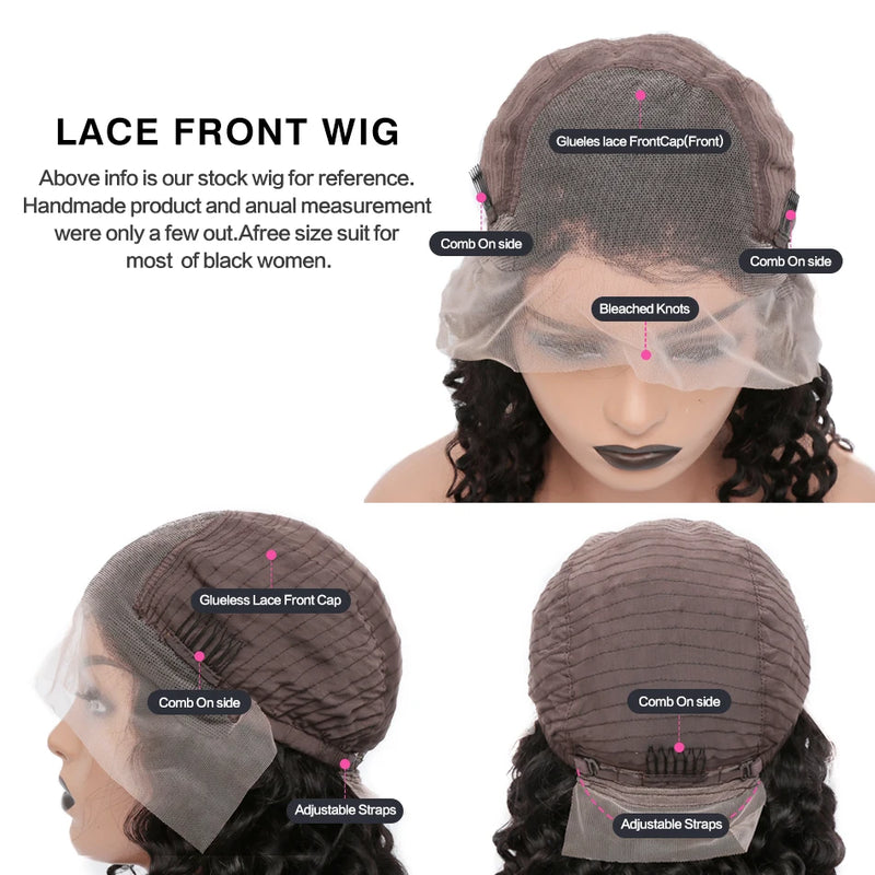 30 32 Inch 13x4 13x6 HD Highlight Ombre Curly Lace Frontal Human Hair Wigs Honey Blonde Colored Deep Wave Frontal Wigs For Women
