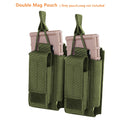 Tactical Molle Magazine Pouch Tactical Pouch Single/Double/Triple Rifle Pistol Mag Pouch 2-Layer Cartridge Holder for M4 M14 M16