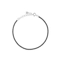 ANDYWEN 925 Sterling Silver 1.5mm Tennis Zircon Charm Long Chain Necklace Rock Punk Fashion Fine Jewelry Gift Wedding Party