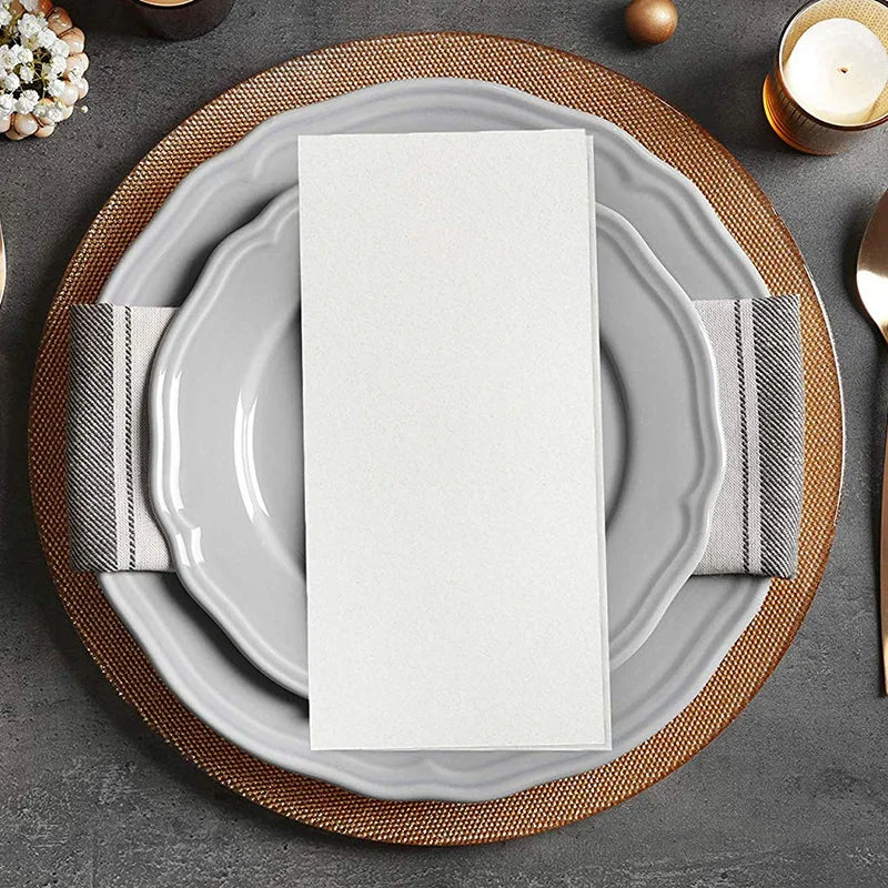 Linen Feel Guest Towels Disposable Cloth Like Paper Hand Napkins Soft, Absorbent, Paper Hand Towels for Kitchen, Bathroom, Parti