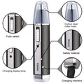 Kemei all in one grooming kit electric shaver for men razor rechargeable hair trimmer nose ear,beard,eyebrow, face shaving