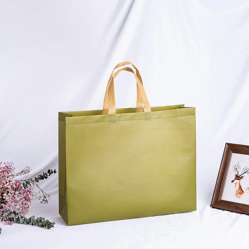 Big Eco-Friendly Folding Shopping Bag Reusable Portable Shoulder Handbag For Travel Grocery Package Storage Bag Large Tote Pouch
