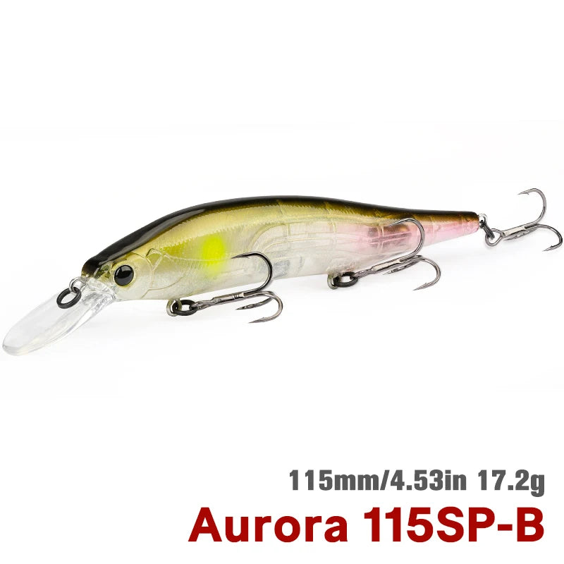 TSURINOYA 115mm 17.2g Suspending Minnow Fishing Lure - View 11 | SAMAG