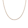 ANDYWEN 925 Sterling Silver 1.5mm Tennis Zircon Charm Long Chain Necklace Rock Punk Fashion Fine Jewelry Gift Wedding Party