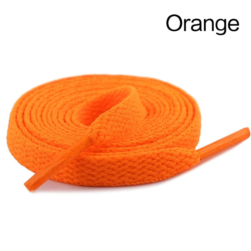 29 colors 1 Pair Shoelace Flat Popular Sports Shoes Laces Casual Canvas Unisex Polyester Shoelaces Shoelace Length 80 100 120 CM