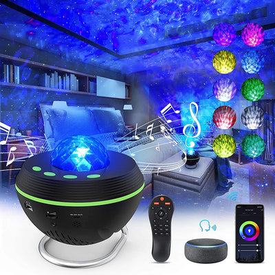 New WiFi Tuya Smart LED Star Galaxy Projector Ocean Wave | SAMAG