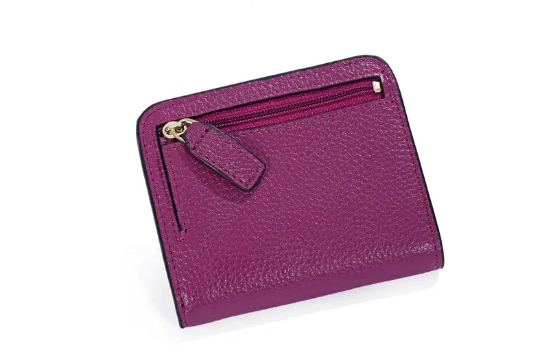 Fashion Split Leather Women Wallets Mini Purse Lady Small Leather Wallet with Coin Pocket