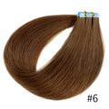 Doreen Copper Red Tape In Human Hair Extensions 16 to 24 Inch 50g/set PU Seamless Skin Weft 350# Colored Hair Extensions Tape in