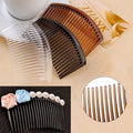 5Pcs/Set Handmade Comb 23 Tooth Plastic Headwear Hair Accessories Women DIY Clip
