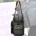 Men's Shoulder Bag Nylon Material British Casual Fashion School Style High Quality Multi-function Large Capacity Design