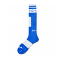 Fashion White Black Yellow Blue Pink Color Socks Sexy Men Sports Long Tube Football Streetwear Socks Comfortable Socks