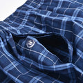 3Pcs/Lot Men Boxer Plaid Underpants 100% Cotton Underwear Male Sleep Bottoms Shorts Brand Top Quality Loose Homewear Oversize