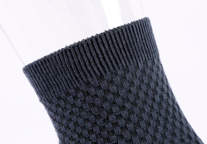 10 Pairs High Quality Bamboo Fiber Men's Socks Business Breathable Deodorant Compression Socks Men Long Big Size EUR 38-46