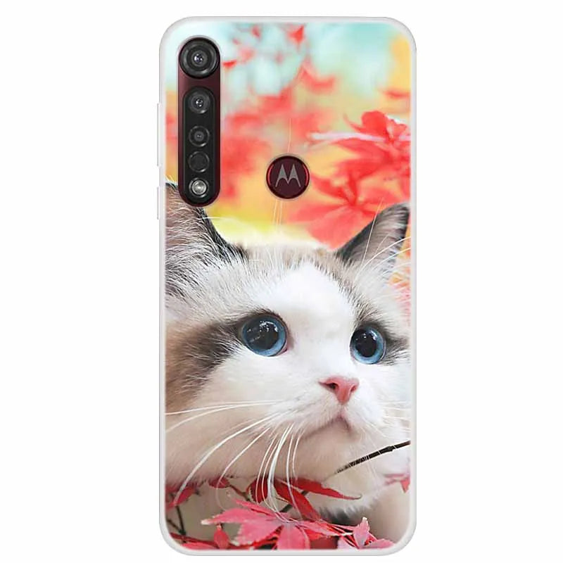 For Motorola Moto G8 Power Case Shockproof Soft silicone TPU Back Cover For Moto G8 Power Lite Phone Cases Case G8 Plus Cartoon