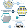 LED Lamp Chip SMD2835 Light Beads AC 220V 230V 240V 10W 20W 30W 50W 100W DIY For Outdoor Floodlight Cold White Warm White