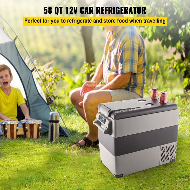 SucceBuy 20L 22L 35L 45L 55L Car Refrigerator Mini Fridge Freezer Portable Compressor Cooler DC 110-240V Ice Box for Camping