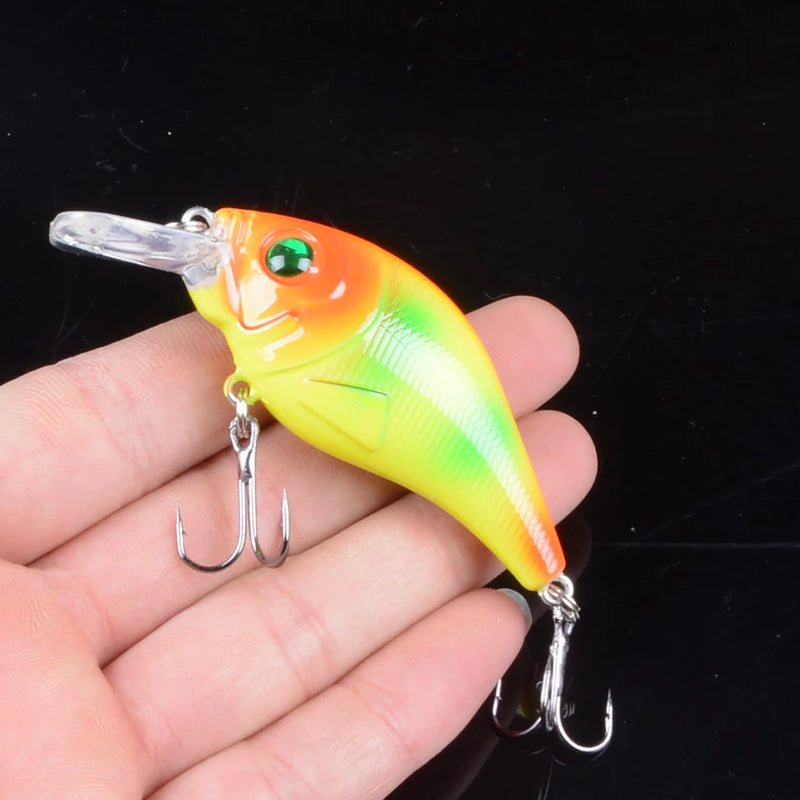 7.5cm 10.2g Hard VIB Lures Fishing Minnow Bait Treble - View 11 | SAMAG