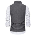Vest Men Double Breasted Suit Vests Men Mens Sleeveless Suit Vest Waistcoat Vintage Formal Blazers Waistcoat for Wedding chaleco