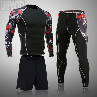 Men's Sports Suit MMA rashgard male Quick drying | SAMAG