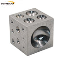 PHYHOO Dapping Block Square with Polished High Carbon Steel Cavities Bell Making Punching Tools Jewelry Making Tools