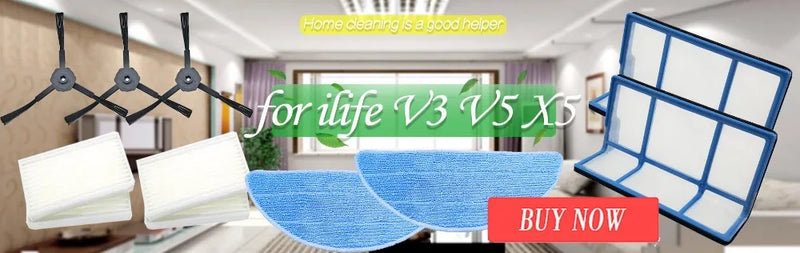 Vacuum Cleaner Filters HEPA Filter for CHUWI V3 iLife X5 V5 V50 V3+ V5PRO ECOVACS CR130 cr120 CEN540 CEN250 ML009 Cleaner