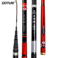 Goture 1/9 Power Super Hard Fishing Rod 3.6m-6.3m Carbon Telescopic Carp Rod Stream Hand Pole Fishing Accessories