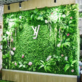 Artificial Plant for Background Wall Decoration, DIY Simulation Grass Leaf, Wedding Background, Party, Garden, Flower, New