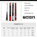 Goture 1/9 Power Super Hard Fishing Rod 3.6m-6.3m Carbon Telescopic Carp Rod Stream Hand Pole Fishing Accessories