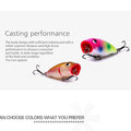 Banshee 45mm 3.3g Mini Popper Fishing Lure Hard Bait Artificial Poper Topwater Bass Trout Pike Fishing Crankbait Crank Wobbler