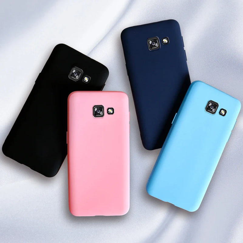 For Samsung Galaxy A5 2015 2016 2017 Case Soft Matte Silicone Case Cover For Samsung A510 A510F A520F Phone Case