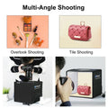 Softbox 3 Color Light Modes Lightbox Dimmable Led Ring Light Box Photo Lighting Studio Shooting Tent Box 6 Color Backdrops