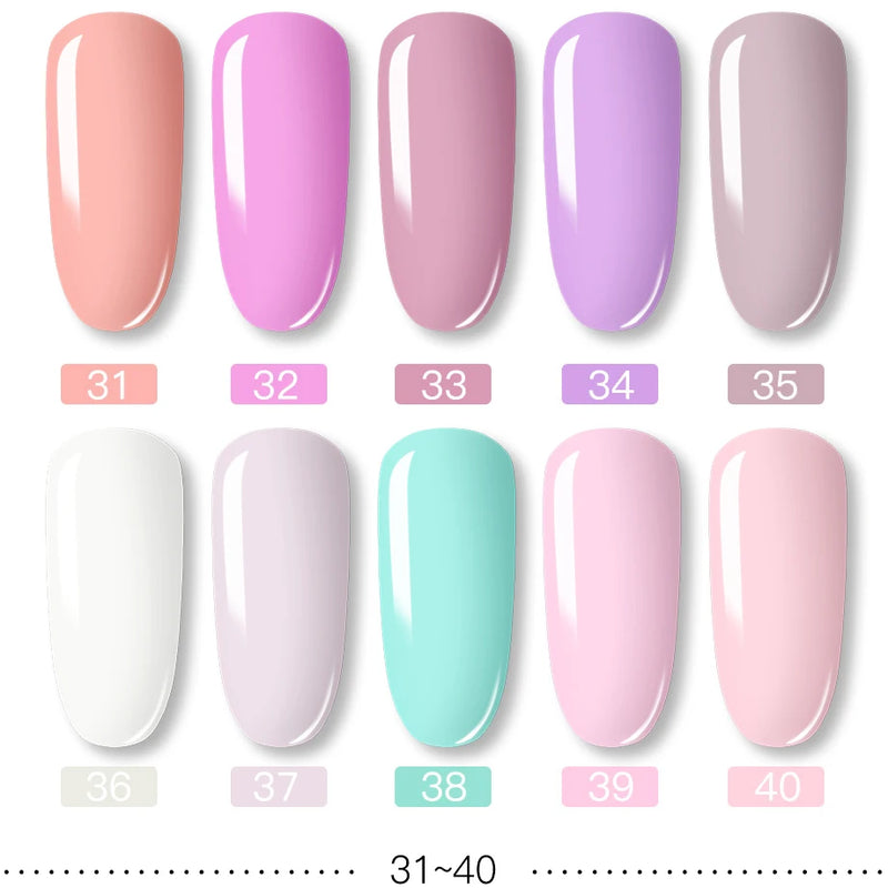 ROSALIND Gel Polish Manicure for Nails Semi Permanent Vernis top coat UV LED Gel Varnish Soak Off Nail Art Gel Nail Polish