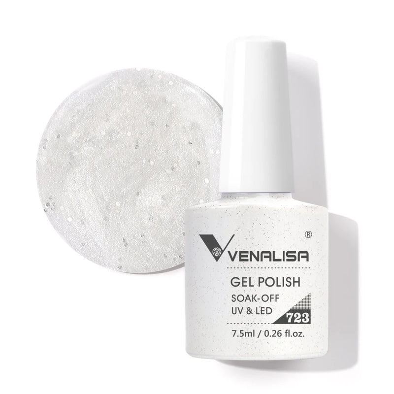 VENALISA Non Cleansing Topcoat Nail Art 7.5ml Soak off Base Coat Foundation No Wipe Top Coat Nail Gel Funny Bunny Gel Varnish