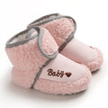 PINK Super Cute Winter Snow Baby Boots Cute Bear Warm Booties For Kids Soft Sole Infant Newborn Toddler Baby Girl Shoes