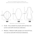 Reusable Menstrual Pads for Monthly Gaskets Women's Panties Washable Sanitary Napkin Female Hygiene Daily Towels Personal Health