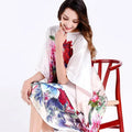 19MM100% Mulberry Silk Nightgowns For Women  Long Silk Nightgown Women Nightdress  Floral Real Silk sleepwear Ladies Female Gift