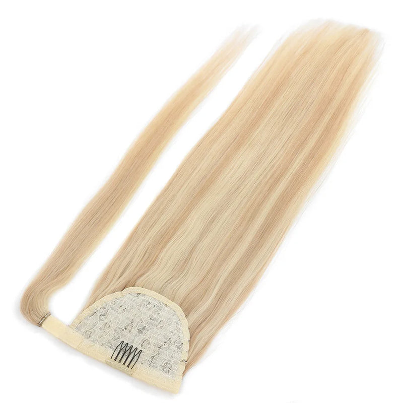 BHF Ponytail Human Hair Remy Straight European Ponytail Hairstyles 100g 100% Natural Hair Horse Tail Clip in Extensions