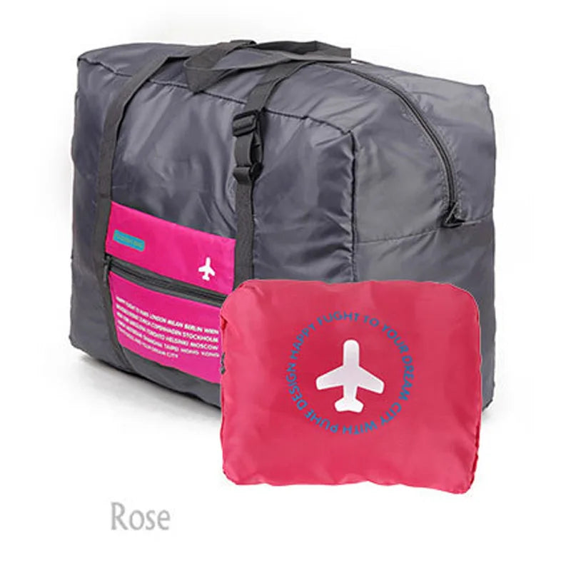 Wateproof Foldable Hand Travel Bag Unisex Suit Nylon Handbag Casual Organizer Aircraft Storage Bags Portable Small Luggage Bag