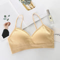 Seamless Women Sports Bra Running Bralette Padded Vest Elastic Brassiere  Fitness Gym Underwear Bra Top